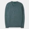 Dorset Men's Lambswool Jumper In Caspian - Classic Fit