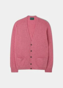 Cornwall Lambswool Cardigan In Nougat - Classic Fit