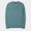 Haddington Cashmere Jumper In Caspian - Regular Fit
