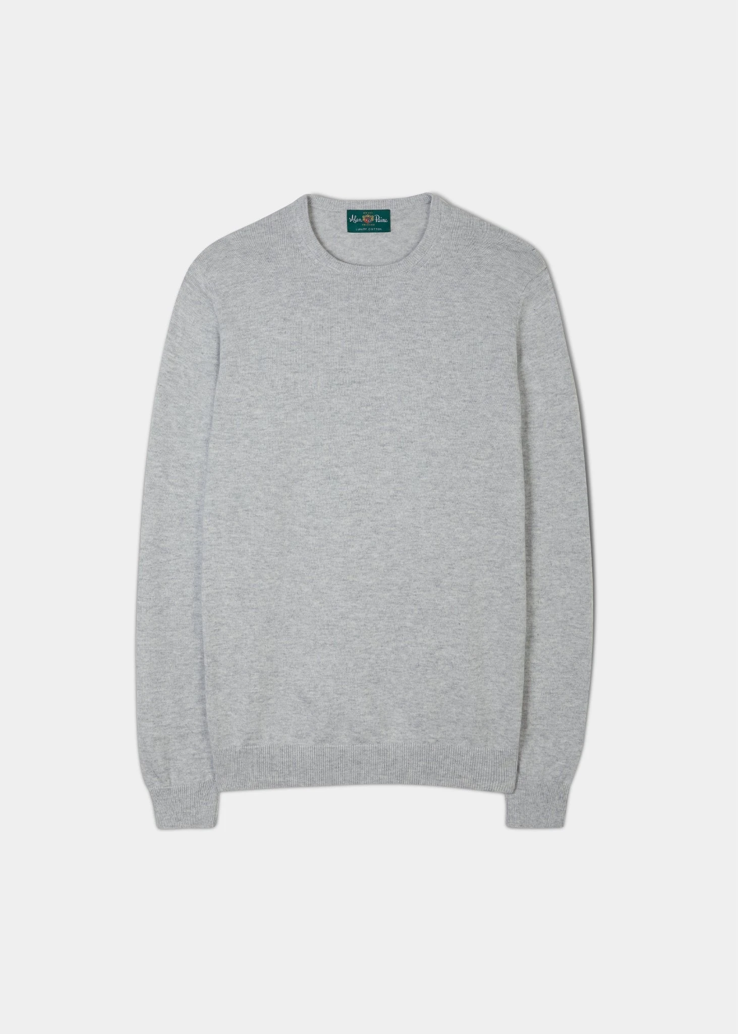 Leysmill Cotton Cashmere Jumper In Dove 1 Leysmill Cotton Cashmere Jumper In Dove