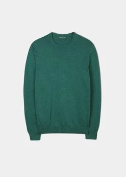 Leysmill Cotton Cashmere Jumper In Moorland