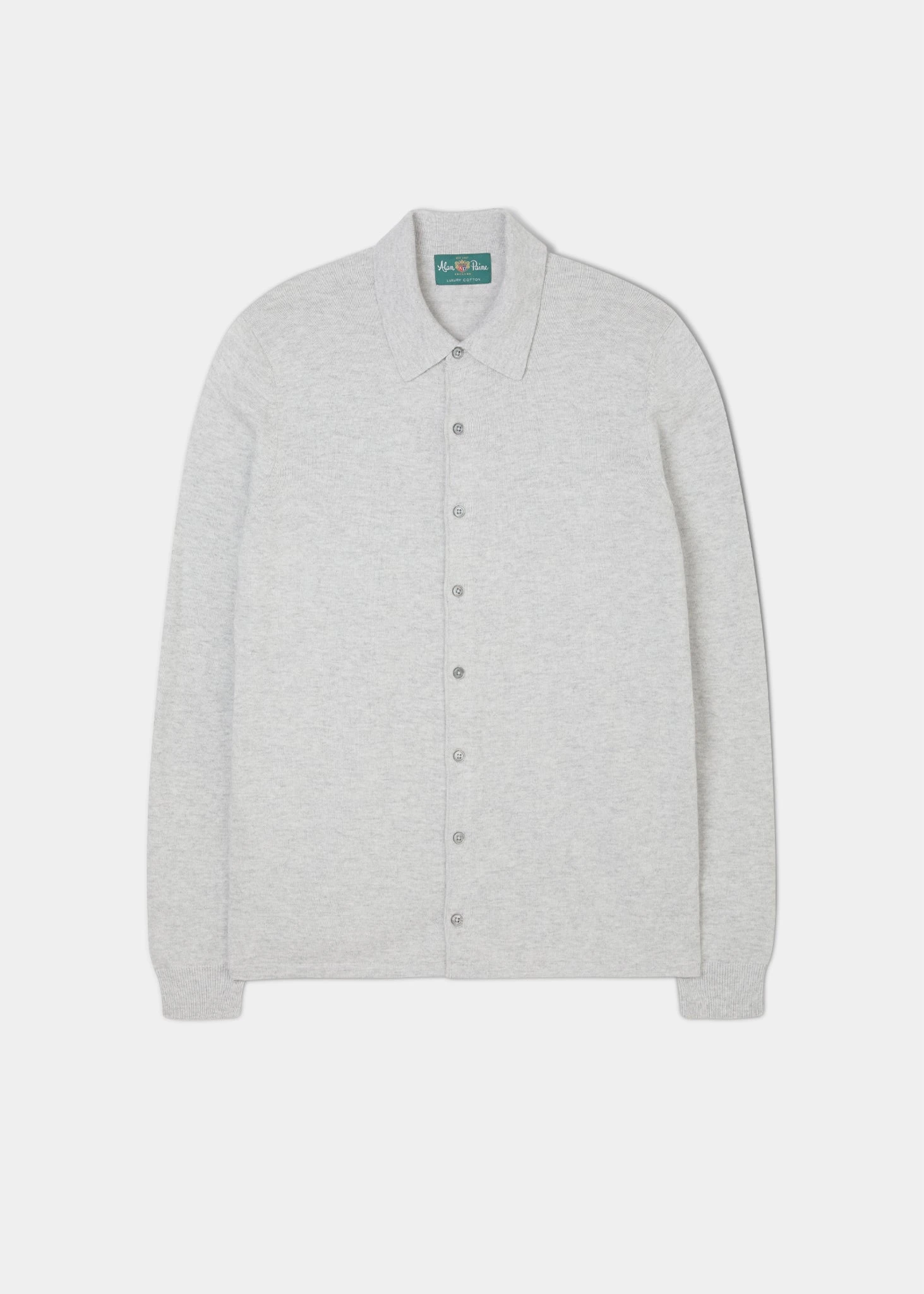 Medstead Men's Long Sleeve Shirt In Dove 1 Medstead Men's Long Sleeve Shirt In Dove