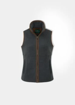 Aylsham Ladies Fleece Gilet In Gunmetal - Regular Fit