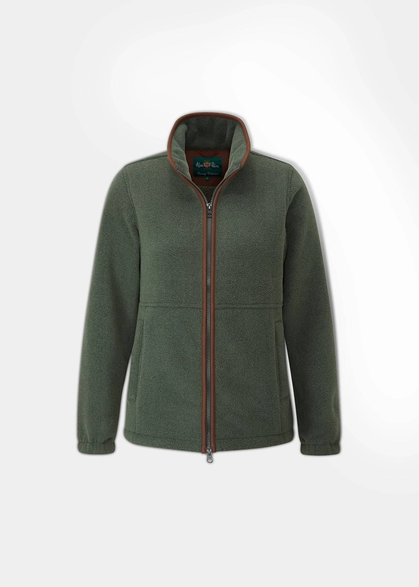 Aylsham Ladies Fleece Jacket In Cedar Green - Regular Fit 1 Aylsham Ladies Fleece Jacket In Cedar Green - Regular Fit
