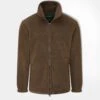 Aylsham Men's Fleece Jacket In Pecan - Regular Fit