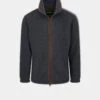 Aylsham Men's Fleece Jacket In Gunmetal - Regular Fit