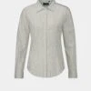 Bromford Ladies Cotton Shirt In Olive Check - Regular Fit