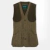 Rutland Men's Tweed Shooting Waistcoat In Oakley - Shooting Fit