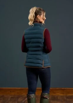 Calsall Ladies Quilted Gilet In Navy - Regular Fit 8 Calsall Ladies Quilted Gilet In Navy - Regular Fit -AlanPaine Shop Calsall Ladies Quilted Gilet Navy 3