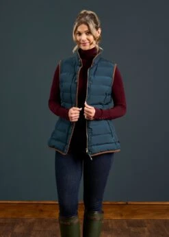 Calsall Ladies Quilted Gilet In Navy - Regular Fit 9 Calsall Ladies Quilted Gilet In Navy - Regular Fit -AlanPaine Shop Calsall Ladies Quilted Gilet Navy 5