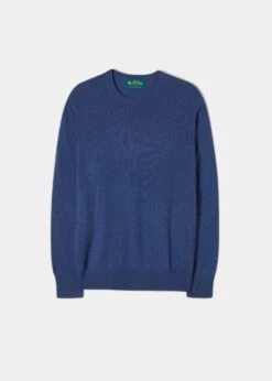 Melfort Cashmere Jumper In Denim - Regular Fit