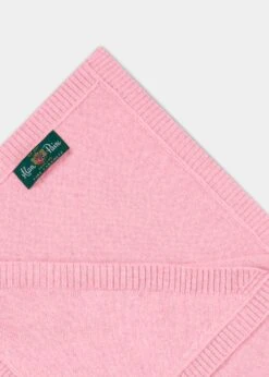AlanPaine Shop -AlanPaine Shop Cashmere baby blanket Pink 2