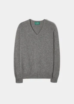 Selkirk Cashmere Jumper In Derby - Classic Fit