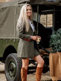 Combrook Ladies Tweed Skirt 49cm In Heath -AlanPaine Shop Combrook Ladies Mid Length Coat Heath 3 25b0e61a 998d 46e3 ad88 814c9b7b905d