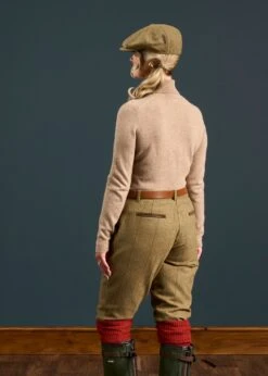 Combrook Ladies Tweed Shooting Breeks In Grove -AlanPaine Shop Combrook Ladies Tweed Shooting Breeks Grove 5