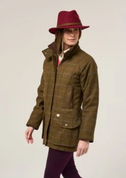 Combrook Ladies Tweed Shooting Coat In Hazel - Shooting Fit -AlanPaine Shop Combrook Ladies Tweed Shooting Coat Grove 2 64523402 f5a7 45eb a704 31ec6642a5e5