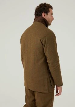Combrook Men's Waterproof Tweed Coat In Hawthorn - Regular Fit -AlanPaine Shop Combrook Tweed Shooting Coat Hawthorn 4
