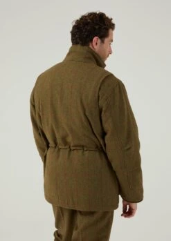 Combrook Men's Tweed Shooting Field Coat In Sage - Shooting Fit -AlanPaine Shop Combrook Tweed Shooting Field Coat Sage 6