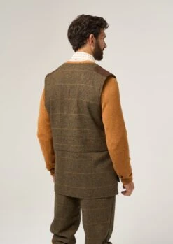 Combrook Men's Tweed Shooting Waistcoat In Teak - Shooting Fit 11 Combrook Men's Tweed Shooting Waistcoat In Teak - Shooting Fit -AlanPaine Shop Combrook Tweed Shooting Waistcoat Teak 4