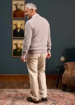 Dorset Men's Lambswool Jumper In Fusion - Classic Fit 10 Dorset Men's Lambswool Jumper In Fusion - Classic Fit -AlanPaine Shop Dorset Mens Lambswool Crew Necj Jumper Fusion 4