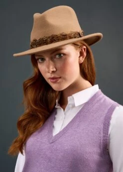 Erin Luxury Vee Neck Tank Top In Heather -AlanPaine Shop Erin Luxury Vee Neck Tank Top Heather 2