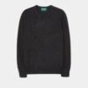 Brisbane Geelong Wool Jumper In Charcoal - Regular Fit
