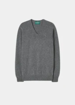 Albury Geelong Wool Jumper In Derby - Regular Fit