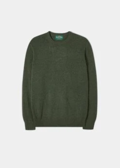 Brisbane Geelong Wool Jumper In Rosemary - Regular Fit