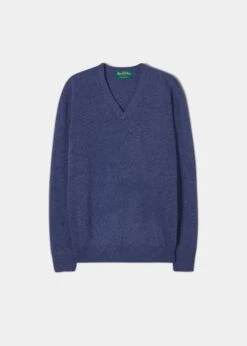 Albury Geelong Wool Jumper In Ullswater - Regular Fit