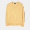 Hampshire Lambswool Jumper In Canary - Classic Fit