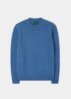 Kinnadie Supersoft Shetland Cornflower Jumper - Regular Fit