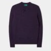 Kinnadie Supersoft Shetland Crushed Velvet Jumper - Regular Fit.