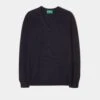 Kilsyth Men's Lambswool Jumper In Navy - Regular Fit