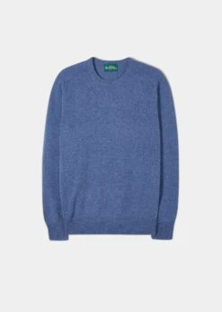 Dorset Men's Lambswool Jumper In Jeans - Classic Fit