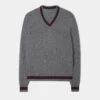 Limited Edition Commemorative Lambswool Sweater In Grey Mix