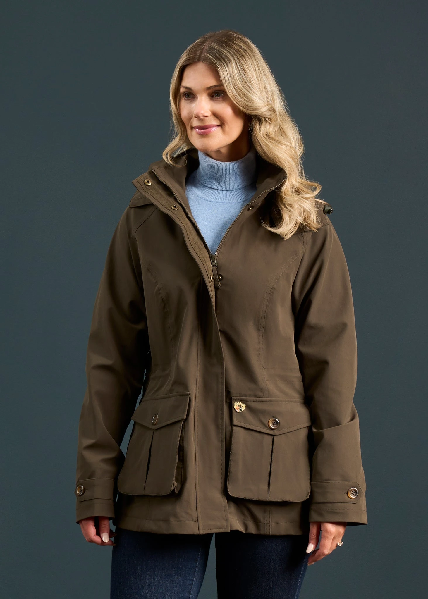Lockwood Ladies Jacket In Olive 3 Lockwood Ladies Jacket In Olive - Image 3