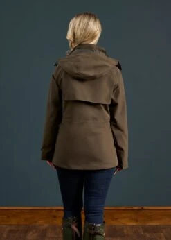 Lockwood Ladies Jacket In Olive 10 Lockwood Ladies Jacket In Olive -AlanPaine Shop Lockwood Ladies Jacket Olive 3