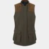 Lockwood Ladies Shooting Waistcoat In Olive