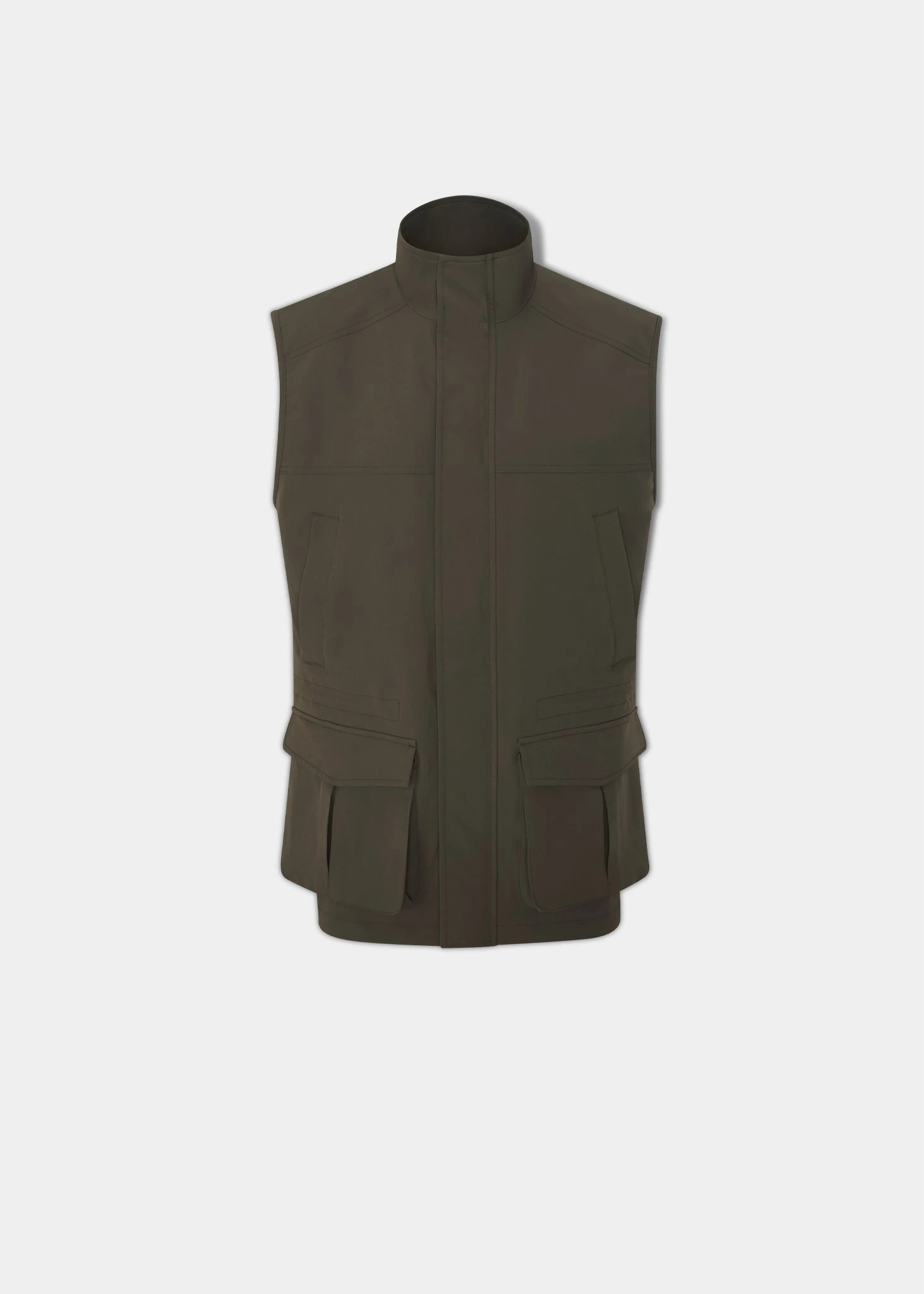 Lockwood Men's Shooting Waistcoat In Olive 1 Lockwood Men's Shooting Waistcoat In Olive
