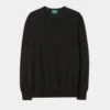 Radstone Men's Merino Wool Jumper In Black - Regular Fit