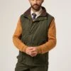 Milwood Men's Olive Waterproof Shooting Waistcoat