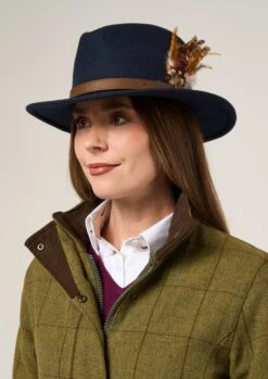 Rutland Ladies Tweed Waterproof Shooting Coat In Lichen -AlanPaine Shop Rutland Ladies Tweed Shooting Coat Lichen 1