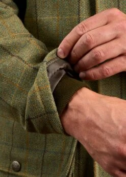 Rutland Men's Tweed Waterproof Shooting Coat In Dark Moss - Regular Fit 13 Rutland Men's Tweed Waterproof Shooting Coat In Dark Moss - Regular Fit -AlanPaine Shop Rutland Mens Tweed Waterproof Shooting Coat Dark Moss 5