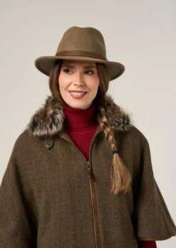 Surrey Ladies Tweed Cape In Hemlock 12 Surrey Ladies Tweed Cape In Hemlock -AlanPaine Shop Surrey Ladies Tweed Cape Hemlock 1