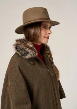 Surrey Ladies Tweed Cape In Hemlock 15 Surrey Ladies Tweed Cape In Hemlock -AlanPaine Shop Surrey Ladies Tweed Cape Hemlock 4