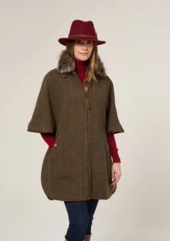 Surrey Ladies Tweed Cape In Hemlock 18 Surrey Ladies Tweed Cape In Hemlock -AlanPaine Shop Surrey Ladies Tweed Cape Hemlock 8