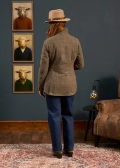 Surrey Ladies Tweed Coat In Seabrook - Regular Fit -AlanPaine Shop Surrey Ladies Tweed Coat Seabrook 2