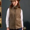 Surrey Ladies Tweed Gilet In Seabrook