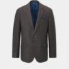 Surrey Tweed Lined Blazer In Bramble - Regular Fit