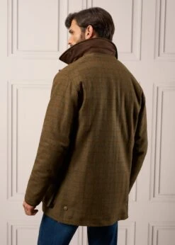 Surrey Waterproof Tweed Coat In Moor - Shooting Fit 11 Surrey Waterproof Tweed Coat In Moor - Shooting Fit -AlanPaine Shop Surrey Mens Tweed Coat Moor 6